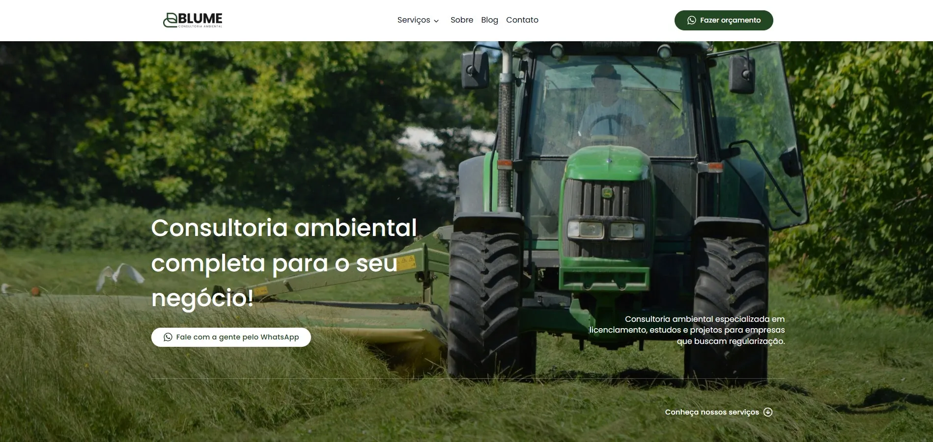 Site de engenharia criado pela lowcac