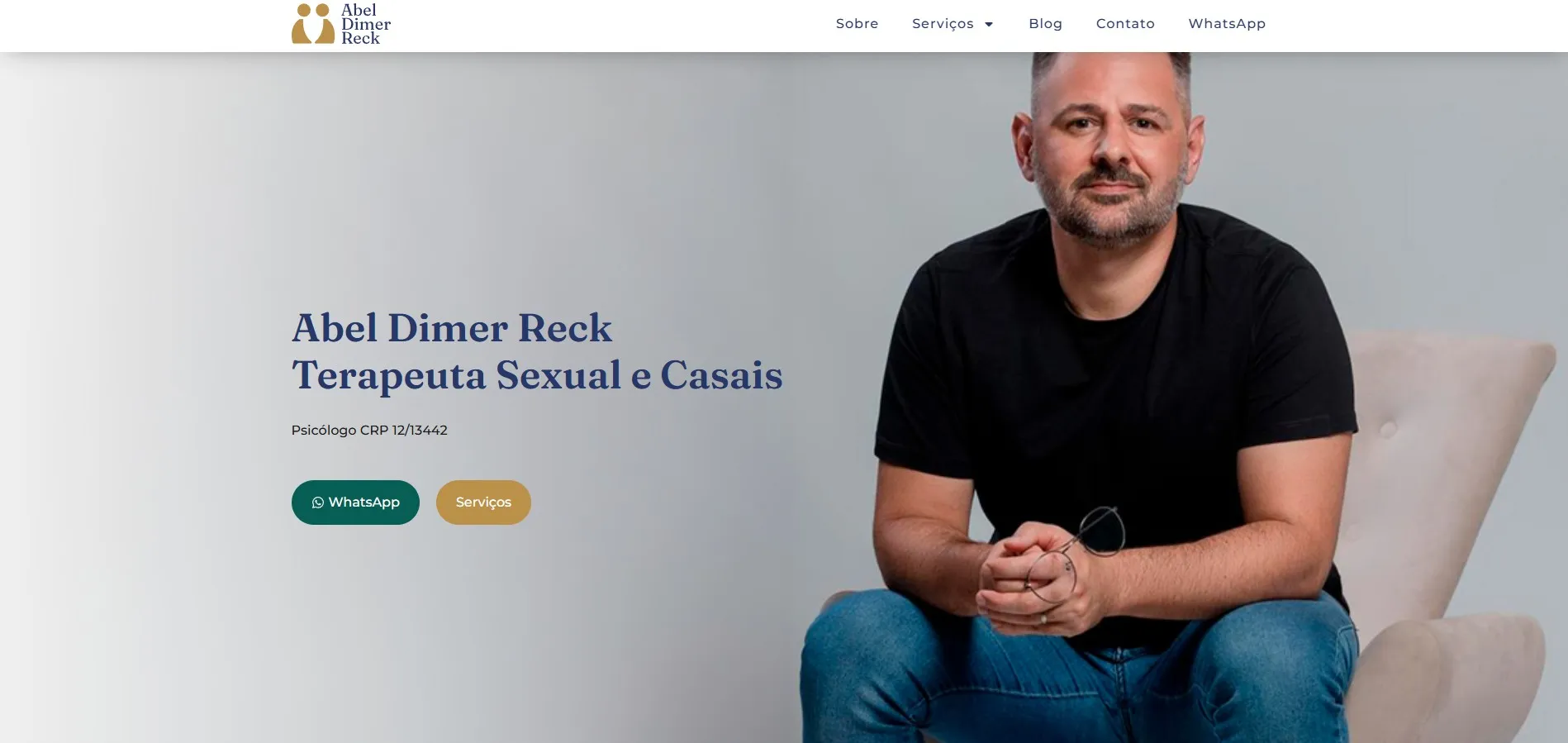 Site para psicólogo criado pela lowcac